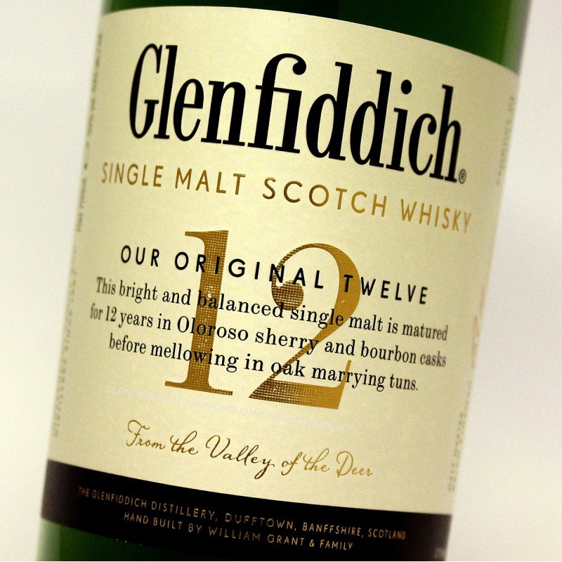 Glenfiddich 12 Year Old Sherry Cask Finish Single Malt Whiskey