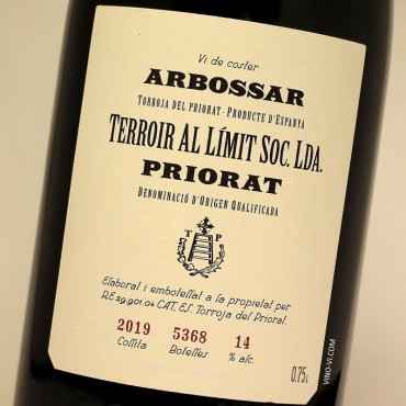 Terroir al Límit Arbossar 2022