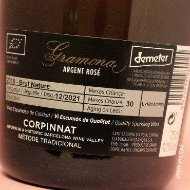 Gramona Argent Rosé Gran Reserva Brut Nature 2022