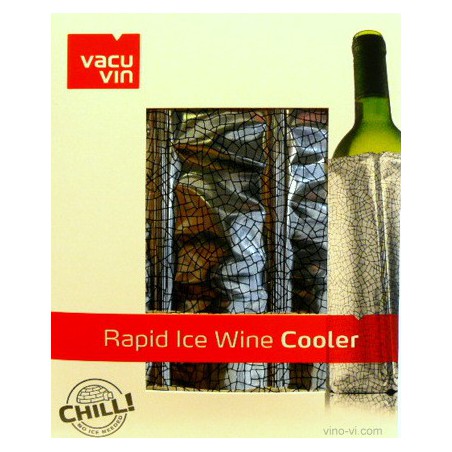 kussen een romantisch Vacuvin Rapid Ice Wine Cooler Silver