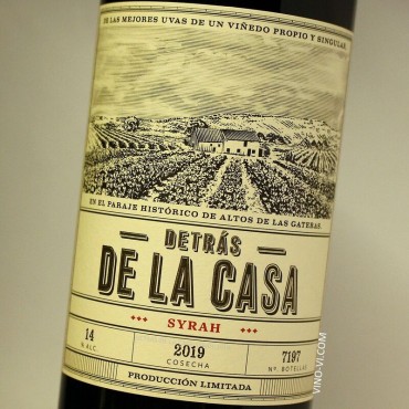 Detrás de la Casa Syrah 2021