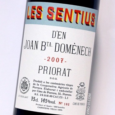 Cims de Porrera Les Sentius d'en Joan Bta Domènech 2007