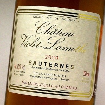 Château Violet-Lamothe 2022 sauternes