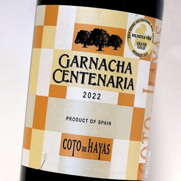 Garnacha Centenaria 2022 Coto de Hayas