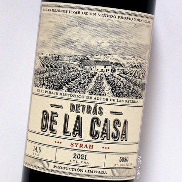 Detrás de la Casa Syrah 2021