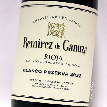 Remírez de Ganuza Blanco Reserva 2022